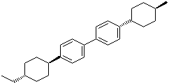 CAS 登录号：104021-92-3, [反式(反式)]-4-(4-乙基环己基)-4'-(4-甲基环己基)-1,1'-联苯