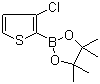 structure of CAS# 1040281-97-7, 3-氯噻吩-2-硼酸频哪醇酯