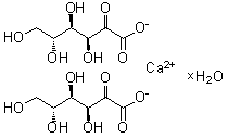 CAS 登录号：1040352-40-6, D-阿拉伯-2-己酮糖酸钙盐水合物