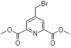 4-(溴甲基)-2,6-吡啶二甲酸二甲酯分子结构 (CAS 1040401-17-9)
