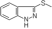 3-甲硫基-1H-吲唑分子结构 (CAS 1040502-51-9)