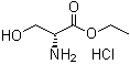 D-丝氨酸乙酯盐酸盐分子结构 (CAS 104055-46-1)
