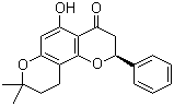 CAS 登录号：104055-79-0, Dihydroobovatin, (S)-2,3,9,10-四氢-5-羟基-8,8-二甲基-2-苯基-4H,8H-苯并[1,2-b:3,4-b']二吡喃-4-酮