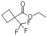 1-(三氟甲基)环丁烷羧酸乙酯分子结构 (CAS 1040683-08-6)