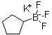 环戊基三氟硼酸钾分子结构 (CAS 1040745-70-7)