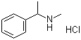 N,alpha-二甲基苄胺盐酸盐分子结构 (CAS 10408-89-6)