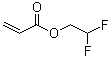 structure of CAS# 104082-95-3, 2-Propenoic acid 2,2-difluoroethyl ester