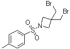 structure of CAS# 1041026-61-2, 3,3-Bis(bromomethyl)-1-(4-tolylsulfonyl)azetidine