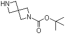structure of CAS# 1041026-70-3, tert-Butyl 2,6-diazaspiro[3.3]heptane-2-carboxylate