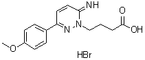 CAS # 104104-50-9, Gabazine, 6-Imino-3-(4-methoxyphenyl)-1(6H)-pyridazinebutanoic acid monohydrobromide