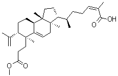 南五味子酸 3-甲酯分子结构 (CAS 1041070-16-9)