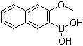 3-甲氧基-2-萘硼酸分子结构 (CAS 104115-76-6)