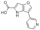 3-(Pyridin-3-yl)-4H-furo[3,2-b]pyrrole-5-carboxylic acid molecular structure (CAS 1041421-77-5)