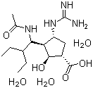 structure of CAS# 1041434-82-5, Peramivir trihydrate