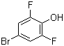 4-溴-2,6-二氟苯酚分子结构 (CAS 104197-13-9)