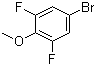 4-溴-2,6-二氟苯甲醚分子结构 (CAS 104197-14-0)