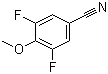 structure of CAS# 104197-15-1, 3,5-Difluoro-4-methoxybenzonitrile