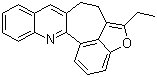 structure of CAS# 1042-81-5, 5-乙基-6,7-二氢苯并[6,7]呋喃并[3',4':5,6]环庚烷并[1,2-b]喹啉