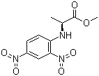 N-(2,4-二硝基苯基)-L-丙氨酸甲酯分子结构 (CAS 10420-63-0)