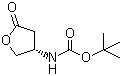 (S)-3-叔丁氧羰基氨基-gamma-丁酸内酯分子结构 (CAS 104227-71-6)