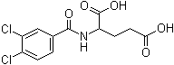 N-(3,4-二氯苯甲酰基)-DL-谷氨酸分子结构 (CAS 104252-58-6)