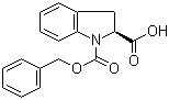 (S)-2,3-二氢吲哚-1,2-二甲酸 1-苄酯分子结构 (CAS 104261-79-2)