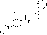 IRAK 抑制剂 6分子结构 (CAS 1042672-97-8)