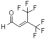 4,4,4-三氟-3-(三氟甲基)-2-丁烯醛分子结构 (CAS 104291-39-6)
