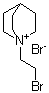 1-(2-溴乙基)双环[2.2.2]辛烷-1-铵溴化物分子结构 (CAS 104304-10-1)