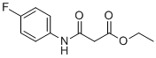乙基3-(4-氟苯胺基)-3-氧代丙酸酯分子结构 (CAS 104330-60-1)
