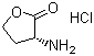 (R)-(+)-alpha-氨基-gamma-丁内酯盐酸盐分子结构 (CAS 104347-13-9)