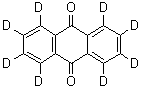 structure of CAS# 10439-39-1, 9,10-蒽醌-d<sub>8</sub>