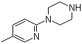 1-(5-甲基-2-吡啶基)哌嗪分子结构 (CAS 104395-86-0)