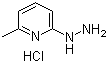 structure of CAS# 104408-25-5, 2-Hydrazinyl-6-methylpyridine hydrochloride