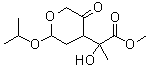 四氢-alpha-羟基-alpha-甲基-2-(异丙氧基)-5-氧代-2H-吡喃-4-乙酸甲酯分子结构 (CAS 1044244-99-6)