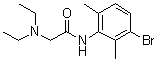 N-(3-溴-2,6-二甲基苯基)-2-(二乙基氨基)乙酰胺分子结构 (CAS 1044658-01-6)
