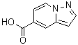 structure of CAS# 104468-87-3, 吡唑并[1,5-a]吡啶-5-羧酸