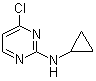 4-氯-N-环丙基-2-嘧啶胺分子结构 (CAS 1044771-76-7)