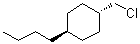反式-1-丁基-4-(氯甲基)环己烷分子结构 (CAS 104482-73-7)