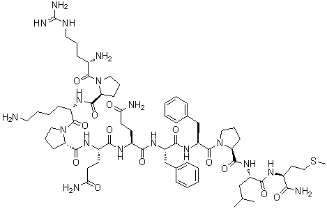 CAS 登录号：104486-69-3, 9-L-脯氨酸-物质P