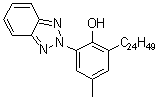 2-(2H-苯并三唑-2-基)-4-甲基-6-二十四烷基苯酚分子结构 (CAS 104487-30-1)