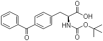 structure of CAS# 104504-43-0, N-叔丁氧羰基-L-4-苯甲酰基苯丙氨酸