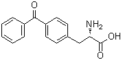 structure of CAS# 104504-45-2, 4-苯甲酰基-L-苯丙氨酸