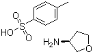 structure of CAS# 104530-80-5, (S)-3-氨基四氢呋喃对甲苯磺酸盐