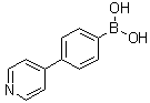 4-(吡啶-4-基)苯硼酸分子结构 (CAS 1045332-30-6)
