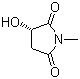 structure of CAS# 104612-35-3, (S)-(-)-2-羟基-N-甲基琥珀酰亚胺