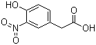structure of CAS# 10463-20-4, 3-硝基-4-羟基苯乙酸