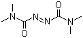 structure of CAS# 10465-78-8, N,N,N',N'-Tetramethylazodicarboxamide