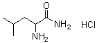DL-亮氨酰胺单盐酸盐分子结构 (CAS 10466-60-1)