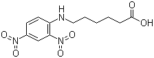 structure of CAS# 10466-72-5, N-(2,4-二硝基苯基)-6-氨基己酸